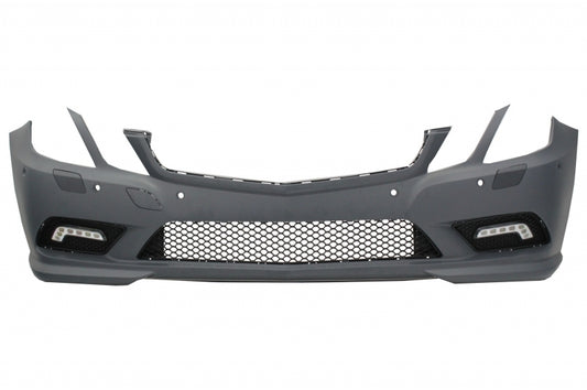 Frontstoßstange mit Frontgrill Panamericana passend für Mercedes E-Klasse C207 W207 A207 (2009-2012) Coupe Cabrio Sport Line Design KITT