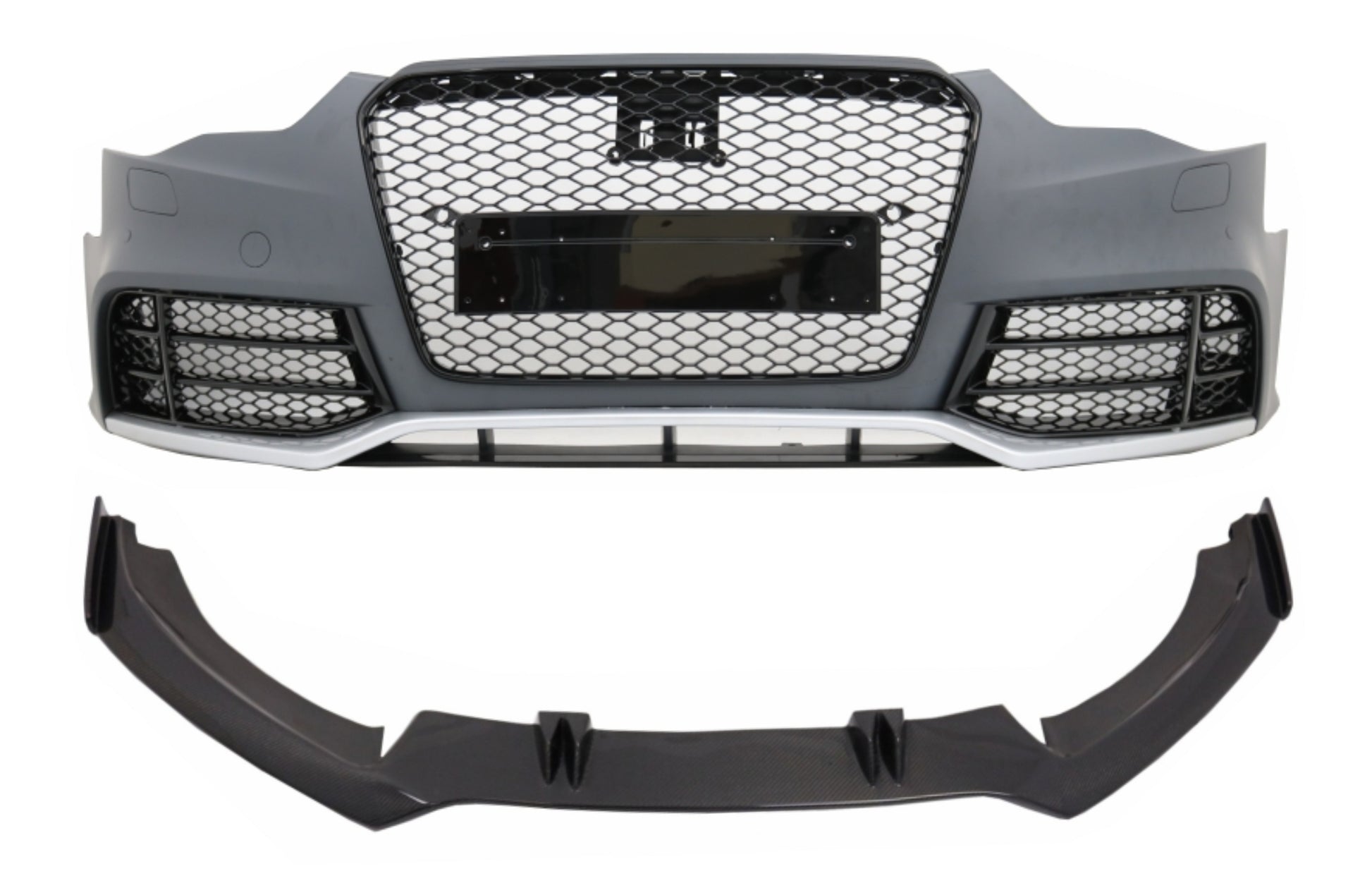 Frontstoßstange für AUDI A5 8T Facelift 12-16 Anbau Spoilerlippe RS5 Design CarPartsTuning