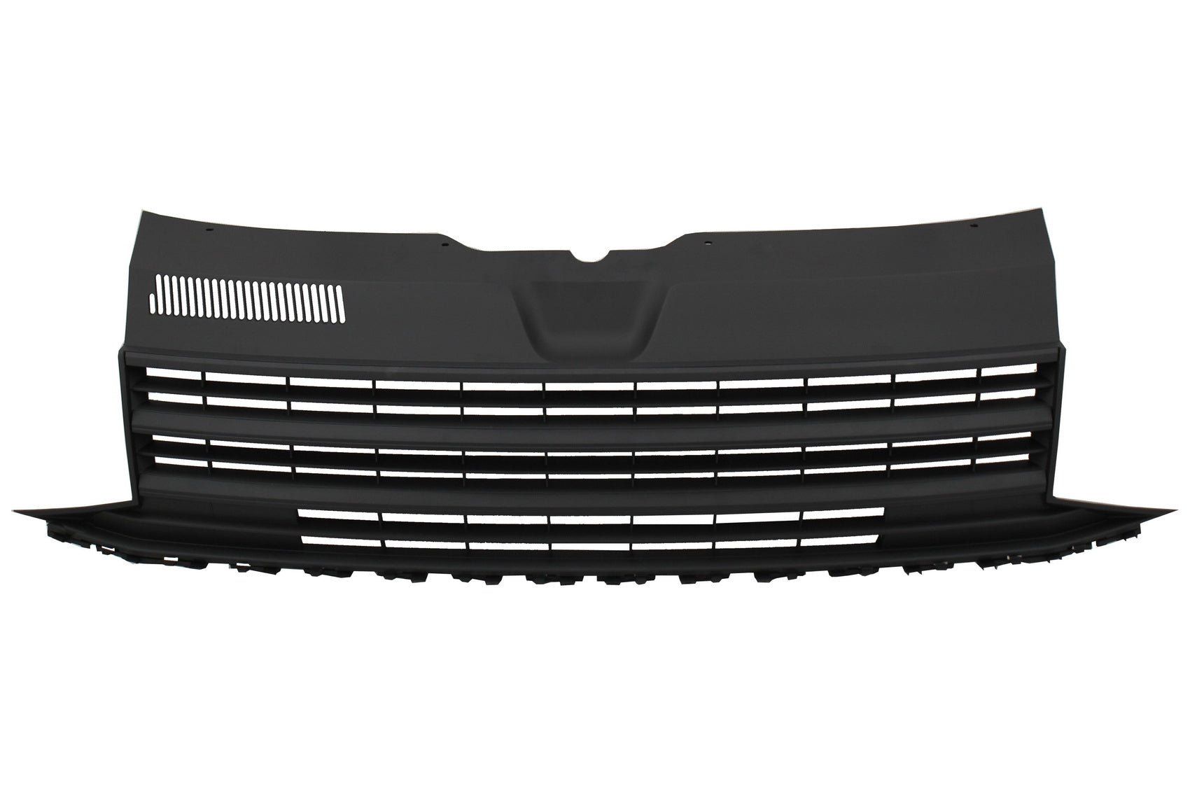 Abzeichenloser Kühlergrill vorne für VW T6 Bus Transporter 15-19 Mattschwarz CarPartsTuning