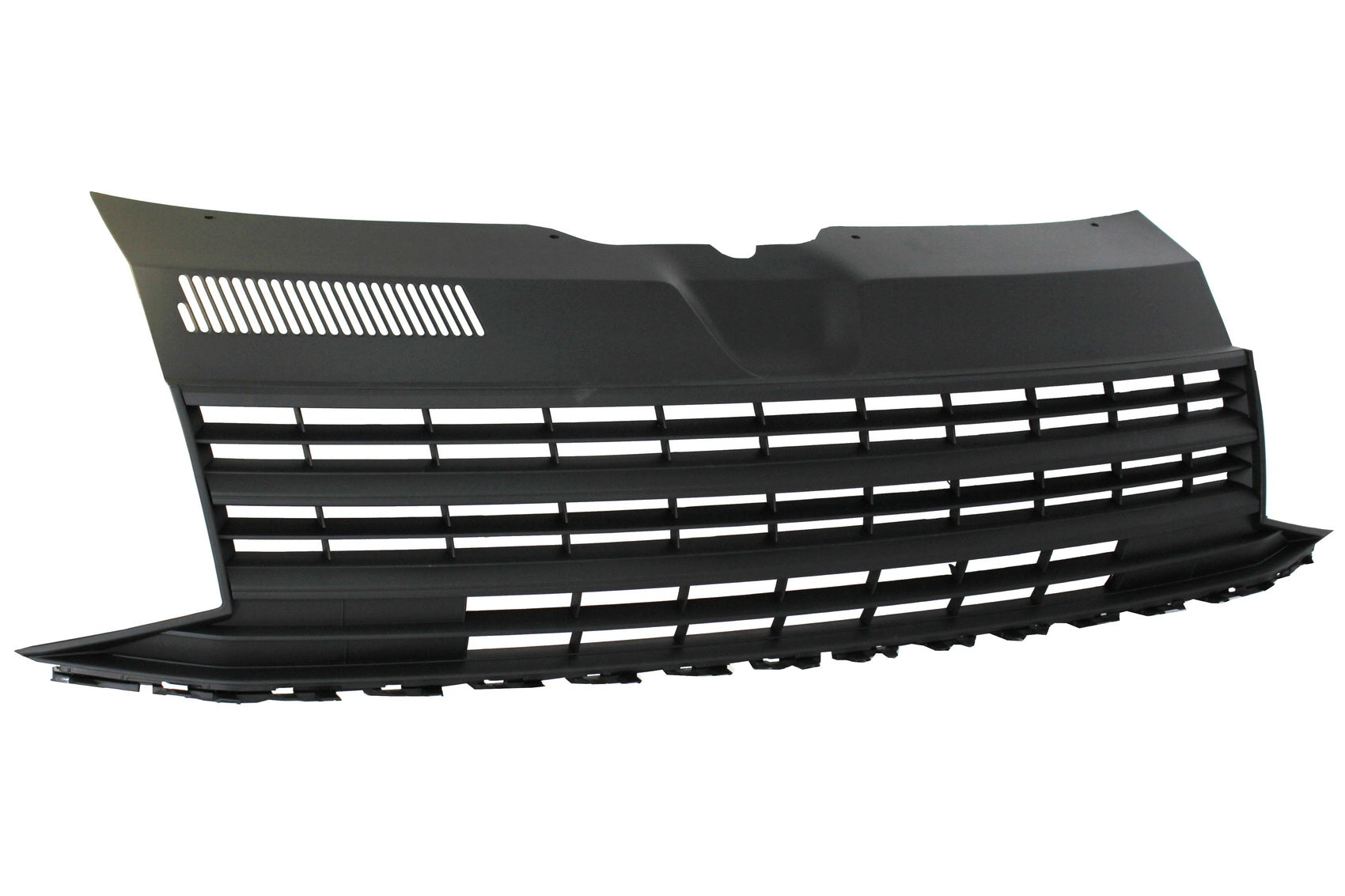 Abzeichenloser Kühlergrill vorne für VW T6 Bus Transporter 15-19 Mattschwarz CarPartsTuning