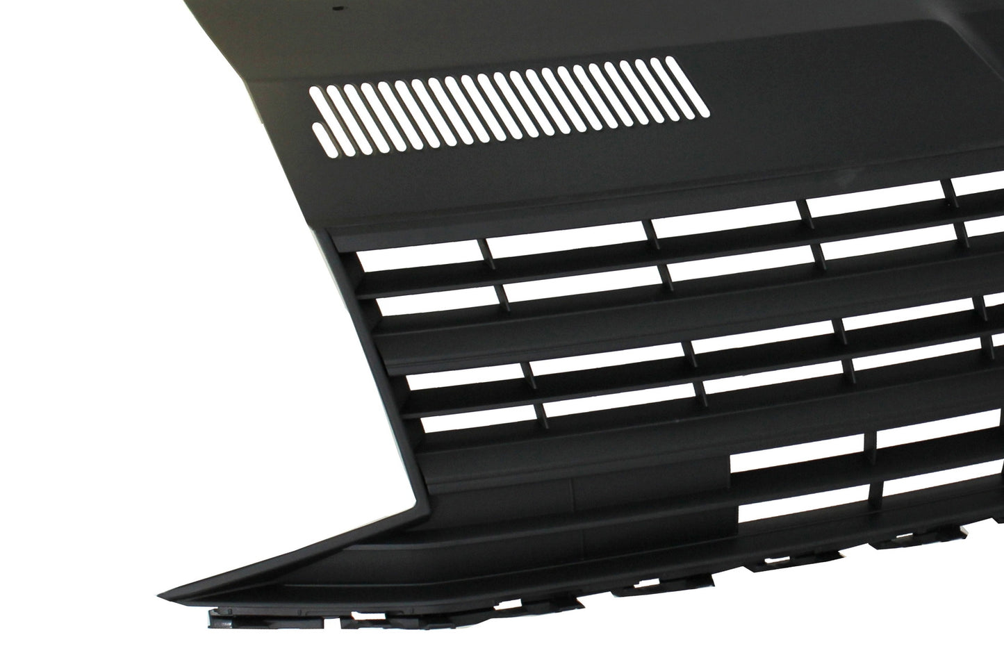 Abzeichenloser Kühlergrill vorne für VW T6 Bus Transporter 15-19 Mattschwarz CarPartsTuning