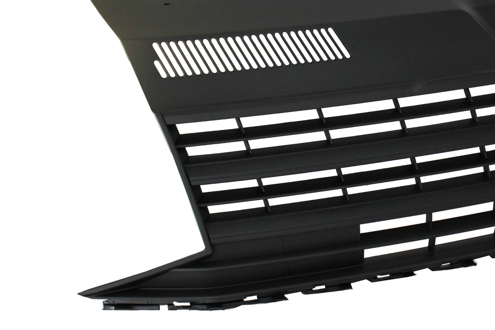 Abzeichenloser Kühlergrill vorne für VW T6 Bus Transporter 15-19 Mattschwarz CarPartsTuning