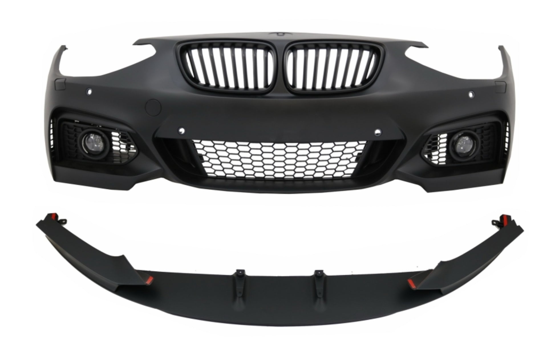 Stoßstange für BMW 1er F20 F21 11-08.14 NBL Nebellichter Lippenspoiler M2 M235 CarPartsTuning