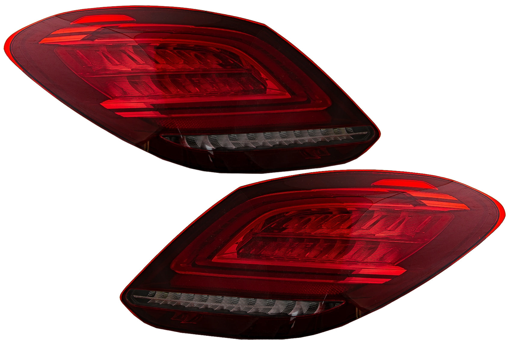 Full LED Rückleuchten für Mercedes C-Klasse W205 Limo 2014-2018 Facelift Look CarPartsTuning