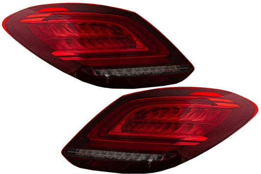 Full LED Rückleuchten für Mercedes C-Klasse W205 Limo 2014-2018 Facelift Look CarPartsTuning