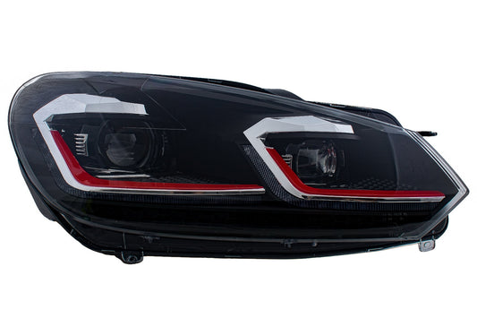 LED Scheinwerfer für VW Golf 6 VI 08-13 Facelift G7.5 GTI Look Dynamischer LHD CarPartsTuning