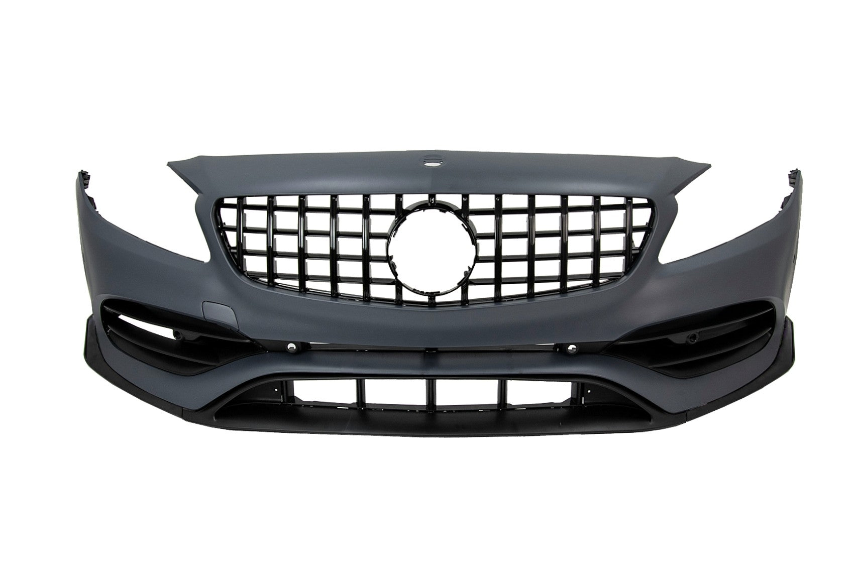 BodyKit für Mercedes A W176 12-18 A45 Look Stoßstange Endrohe Kühlergrill CarPartsTuning