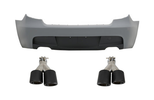 Stoßstange & Auspuff Kohlenstoff für BMW E81 E87 04-11 M Technik Look Ohne PDC CarPartsTuning