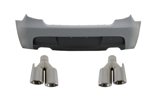 Stoßstange Ohne PDC für BMW E81 E87 2004-2011 M Technik Look Auspuffspitzen Quad CarPartsTuning
