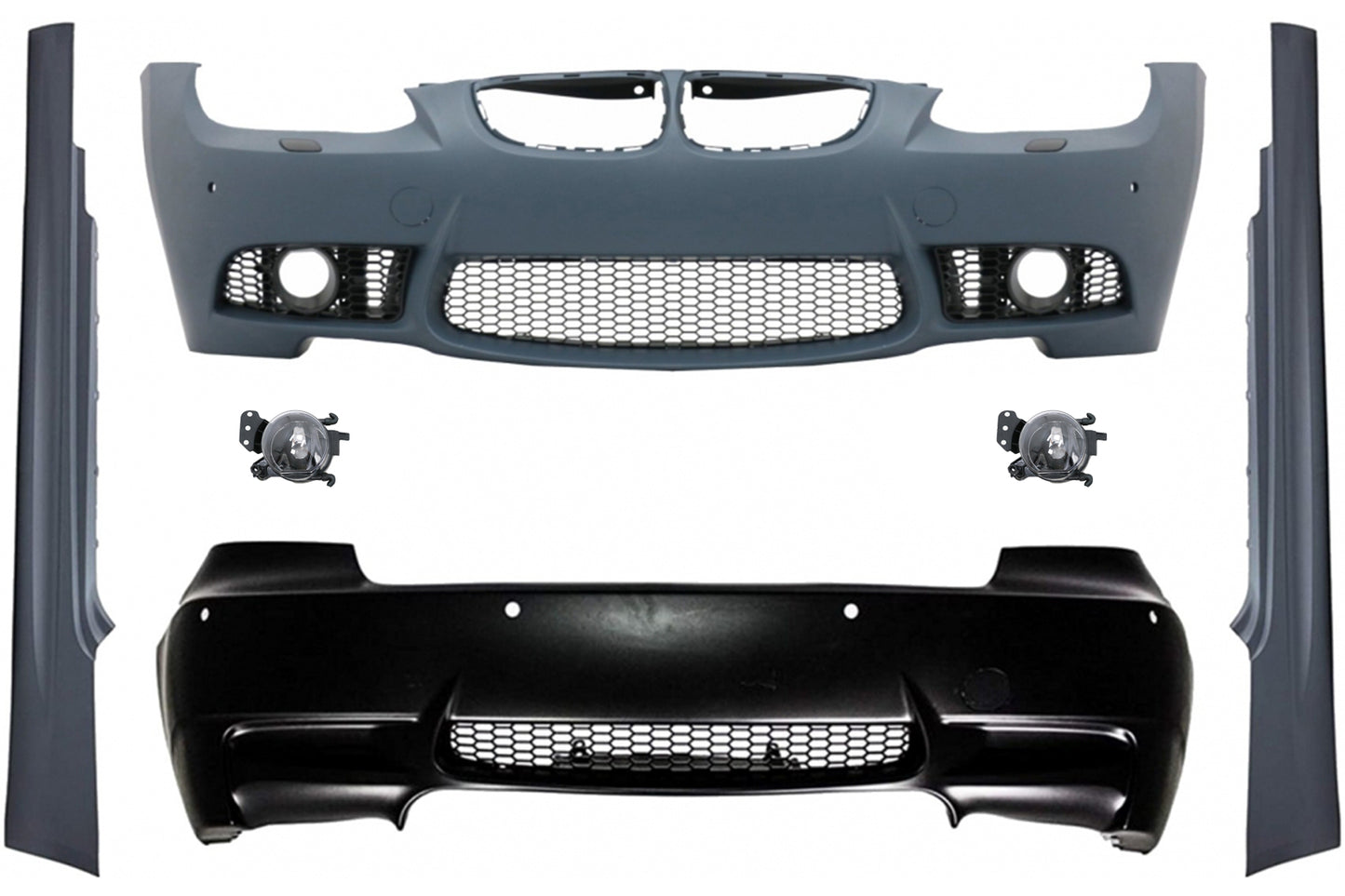 Body Kit für BMW 3er E92 E93 06-09 Stoßstange seitenschweller M3 Look CarPartsTuning