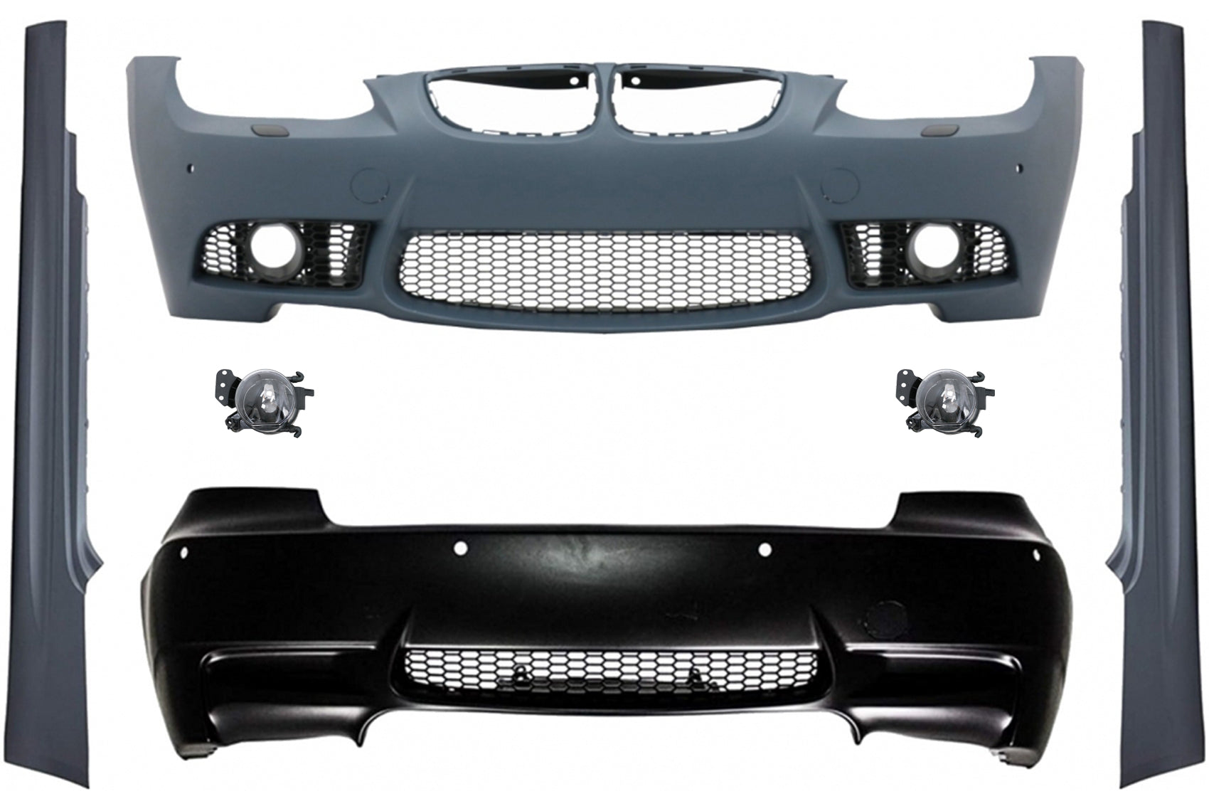 Body Kit für BMW 3er E92 E93 06-09 Stoßstange seitenschweller M3 Look CarPartsTuning