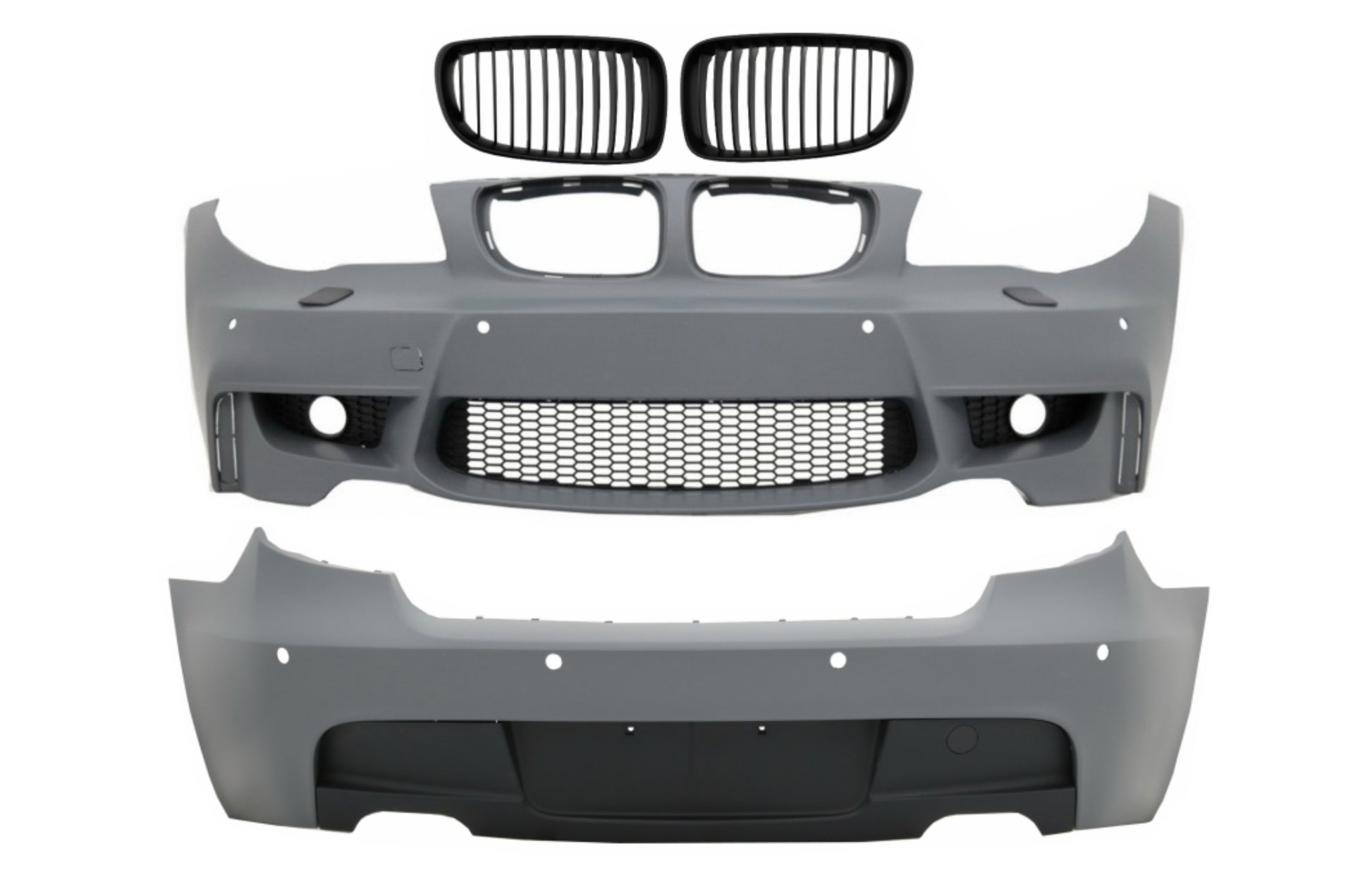 Body Kit für BMW 1er E81 E87 2004-2011 M Look mit PDC & Nebelleuchte Gitter CarPartsTuning