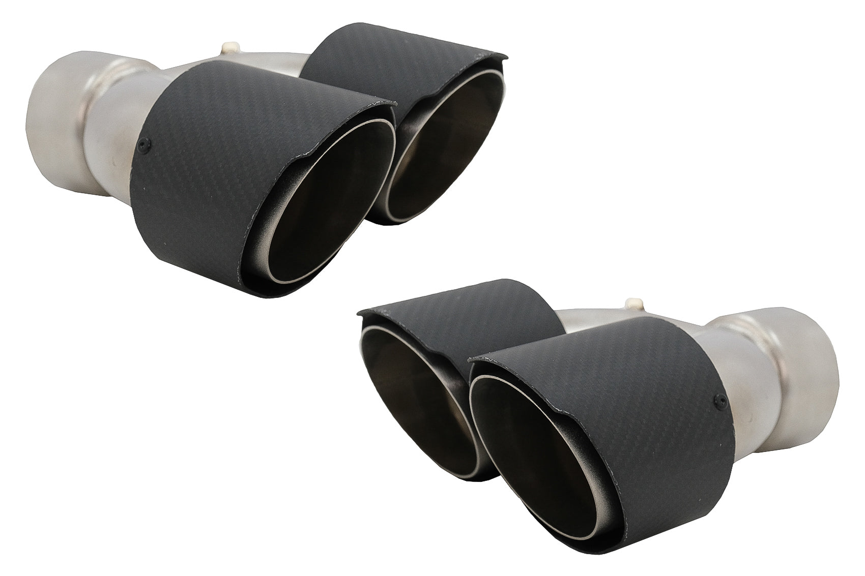Kohlefaser-Endschalldämpfer, Passend Für Land Rover, Range Rover Und Geländewagen, Mattes Finish, Einlass 8 Cm KITT Professional Exhaust Systems