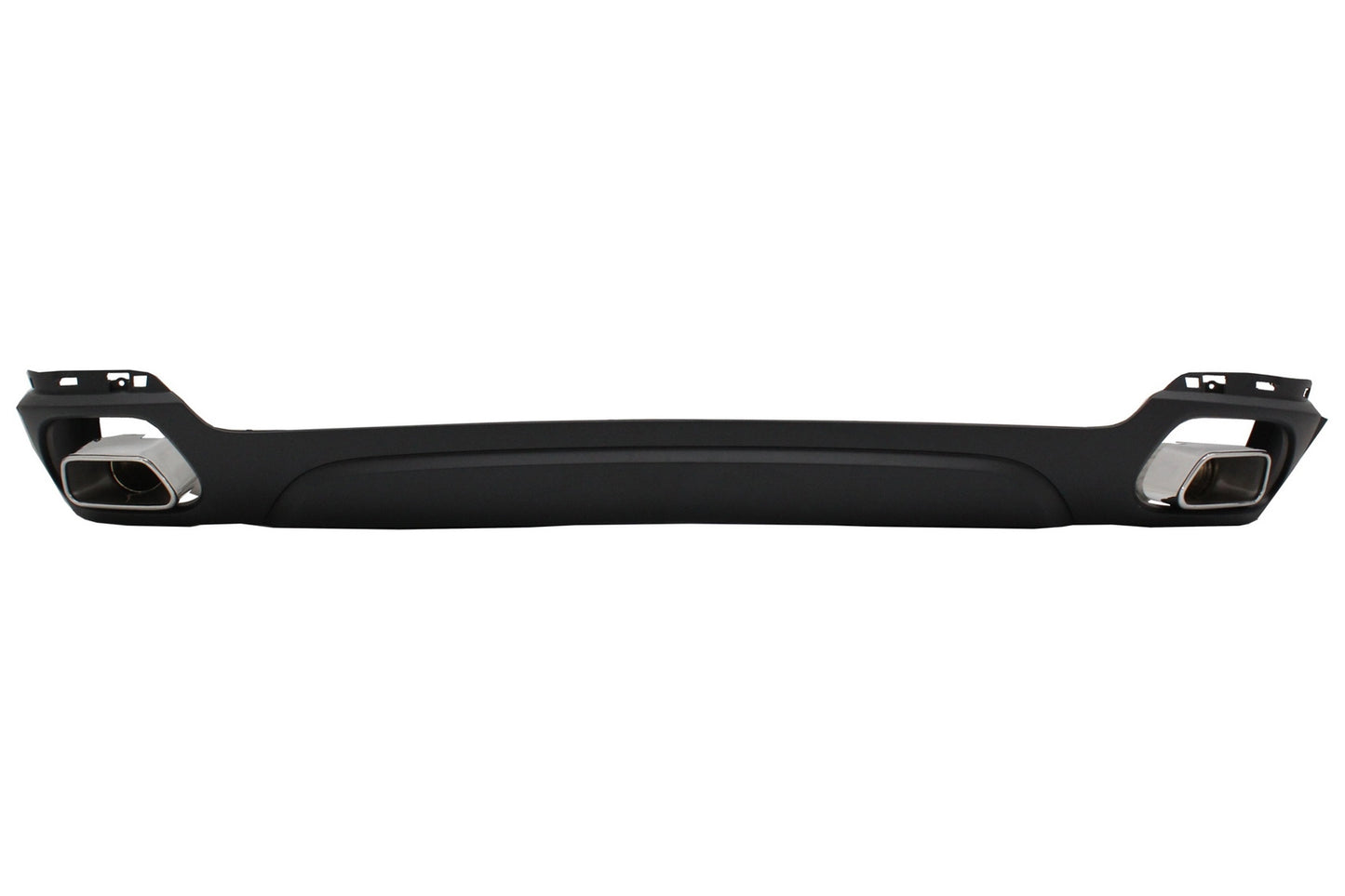 Diffusor für BMW X5 F15 13-18 M-Tech V8 Look Auspuff Tipps nur Standard Stoßstange CarPartsTuning