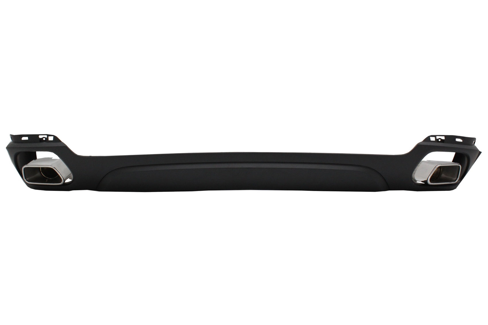 Diffusor für BMW X5 F15 13-18 M-Tech V8 Look Auspuff Tipps nur Standard Stoßstange CarPartsTuning