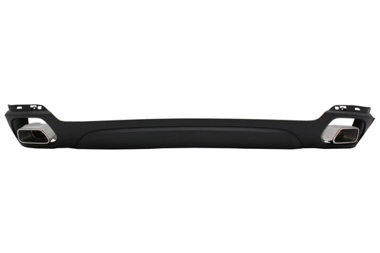 Diffusor für BMW X5 F15 13-18 M-Tech V8 Look Auspuff Tipps nur Standard Stoßstange CarPartsTuning