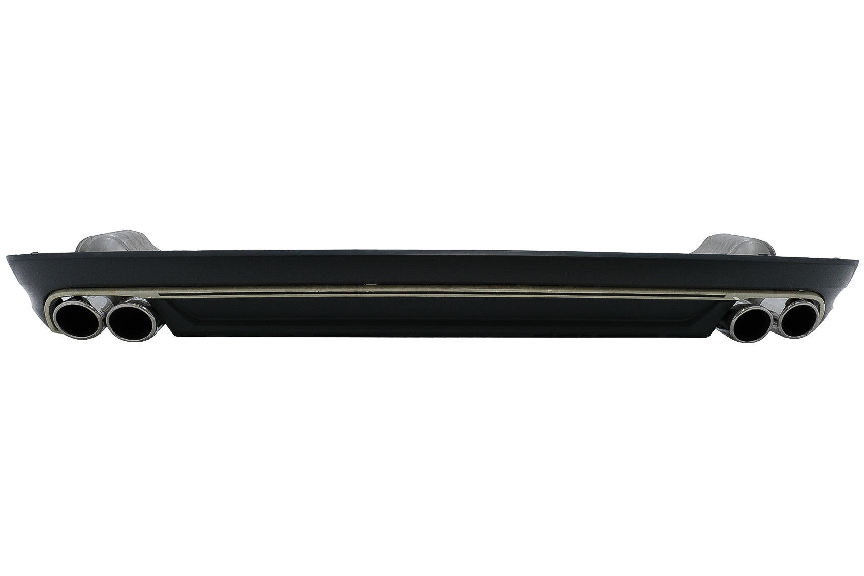 Heckdiffusor für Audi A8 D4 Facelift 15-17 S8 Look Auspuff Schalldämpfer Tipps CarPartsTuning