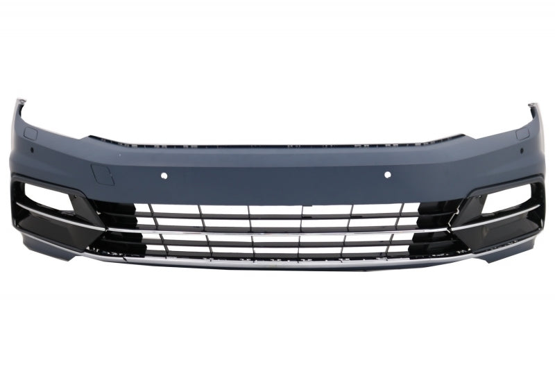 Frontstoßstange mit Scheinwerfern und Heckstoßstangendiffusor passend für VW Passat B8 3G (2015-2018) R-Line Design KITT