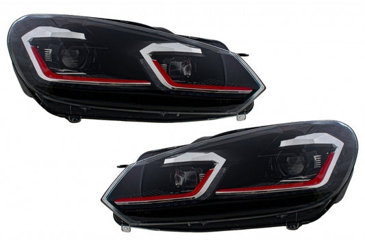 LED Scheinwerfer für VW Golf 6 VI 08-13 Licht Facelift G7.5 GTI Look Dynamischer CarPartsTuning