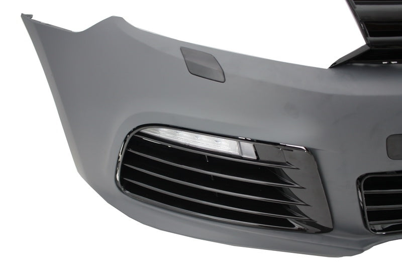 Frontstostange für VW Golf 6 Mk6 VI 2008-2013 Look LED Scheinwerfer NBL Gitter CarPartsTuning