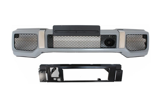 Stoßstange & Gitter für Mercedes G W463 90-14 G65 Look Fender Fackeln Radkästen CarPartsTuning