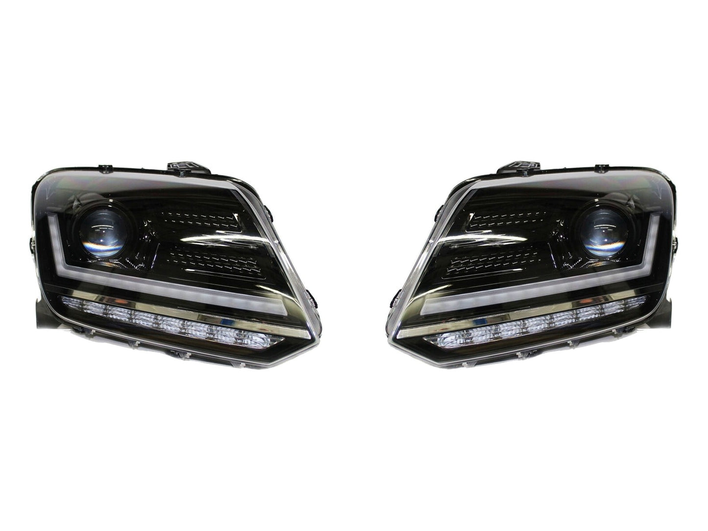 Osram LEDriving Voll-LED-Scheinwerfer passend für VW Amarok (ab 2010) Dynamisches sequentielles Blinklicht Schwarz Osram