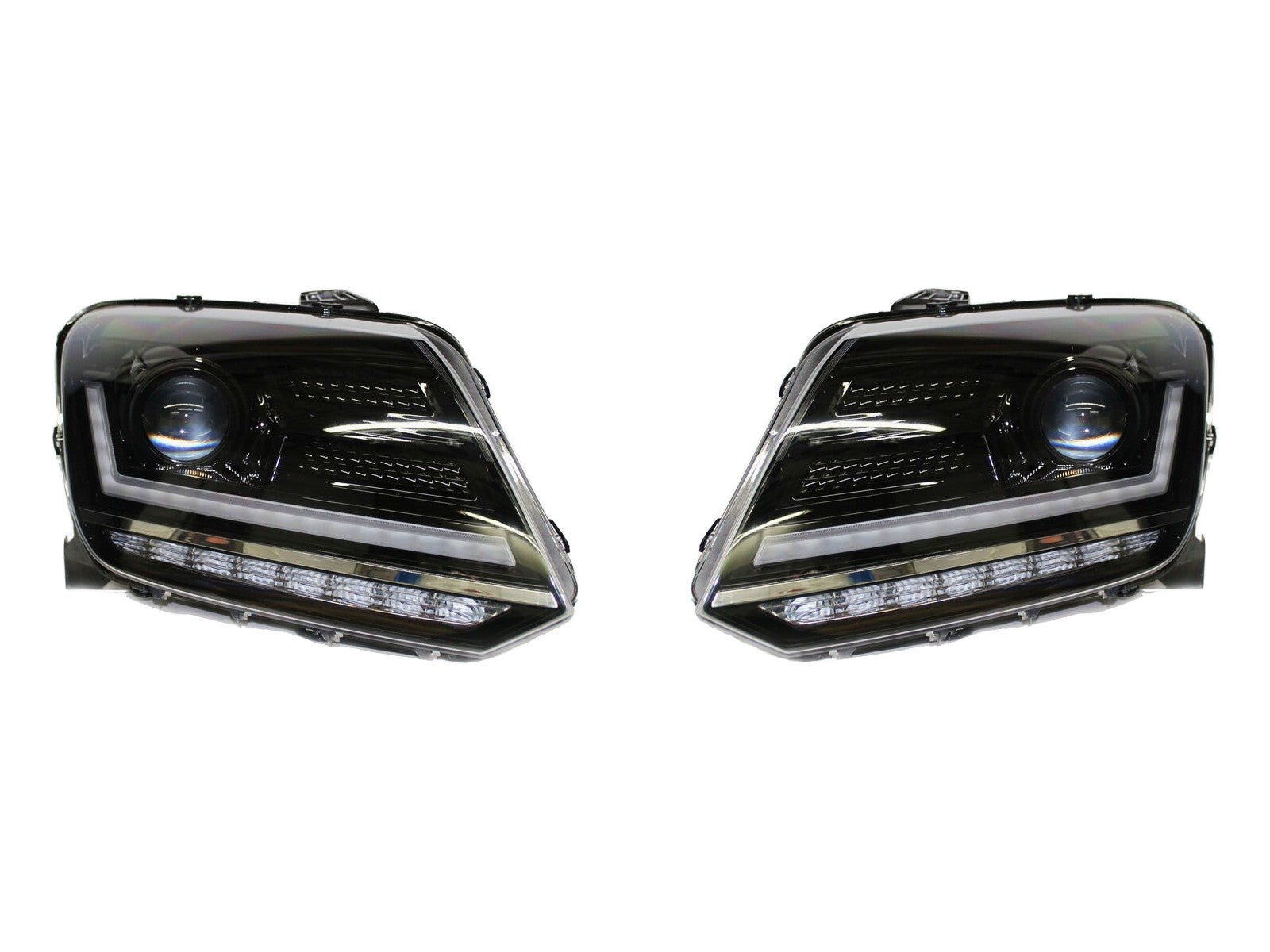 Osram LEDriving Voll-LED-Scheinwerfer passend für VW Amarok (ab 2010) Dynamisches sequentielles Blinklicht Schwarz Osram