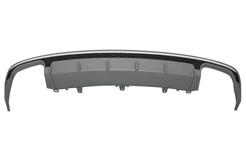 Heckdiffusor Diffusor für Audi A6 4G Facelift 15-18 Limo S6 Look Auspuff Gitter CarPartsTuning