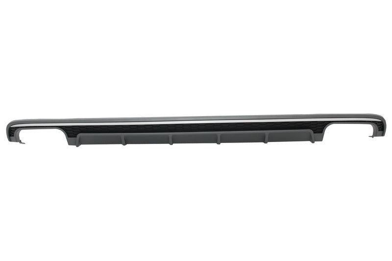 Heckdiffusor Diffusor für Audi A6 4G Facelift 15-18 Limo S6 Look Auspuff Gitter CarPartsTuning