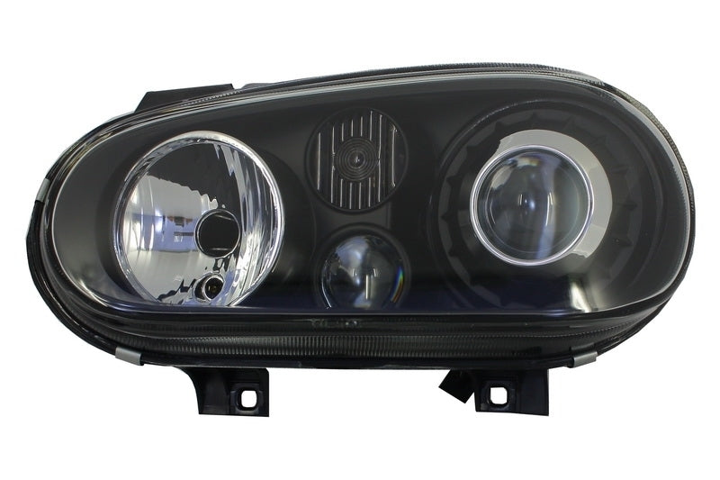 Stoßstange & Spoiler für VW Golf 4 MK4 10.97-09.03 R32 Look Scheinwerfer Schwarz CarPartsTuning