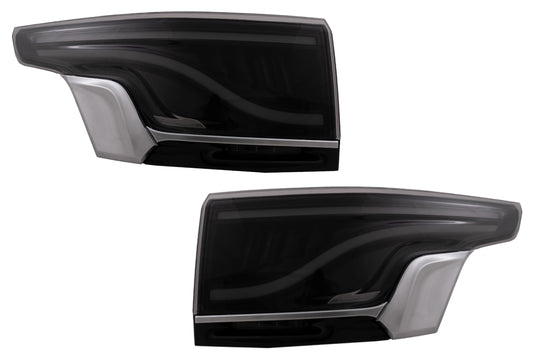 Glohh LED-Lichtleisten-Rücklichter Geeignet Für Range Rover Sport L494 (2013-Up) Gl-5x Smoke Platinum Satin Trim GLOHH