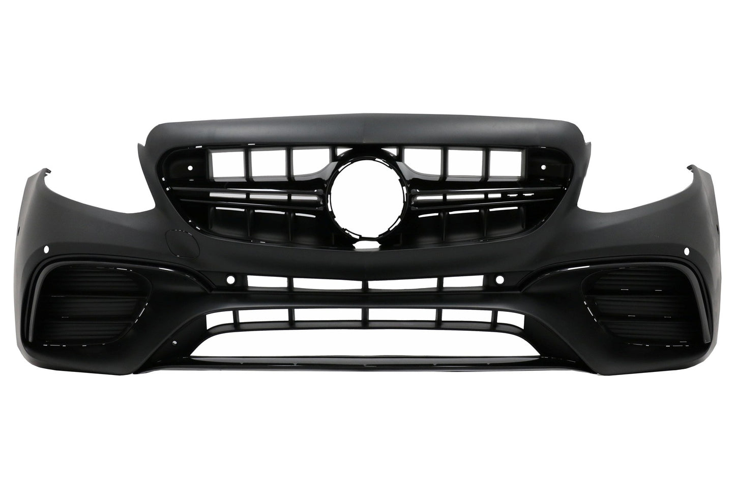 Stoßstange für Mercedes E W213 16-19 E63 Look Diffusor Auspuff Tipps Chrom CarPartsTuning