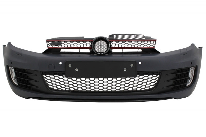 Stoßstange für VW Golf VI 6 08-13 GTI Look Scheinwerfer LED Fließend Licht Chrom CarPartsTuning
