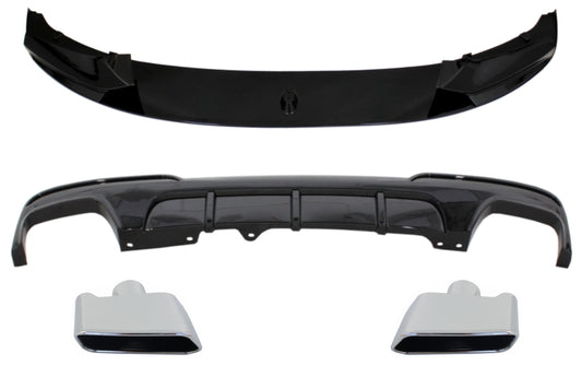 Ladekantenschutz für BMW 5er F10 F11 11-17 Diffusor Auspuff M-Performance Look CarPartsTuning