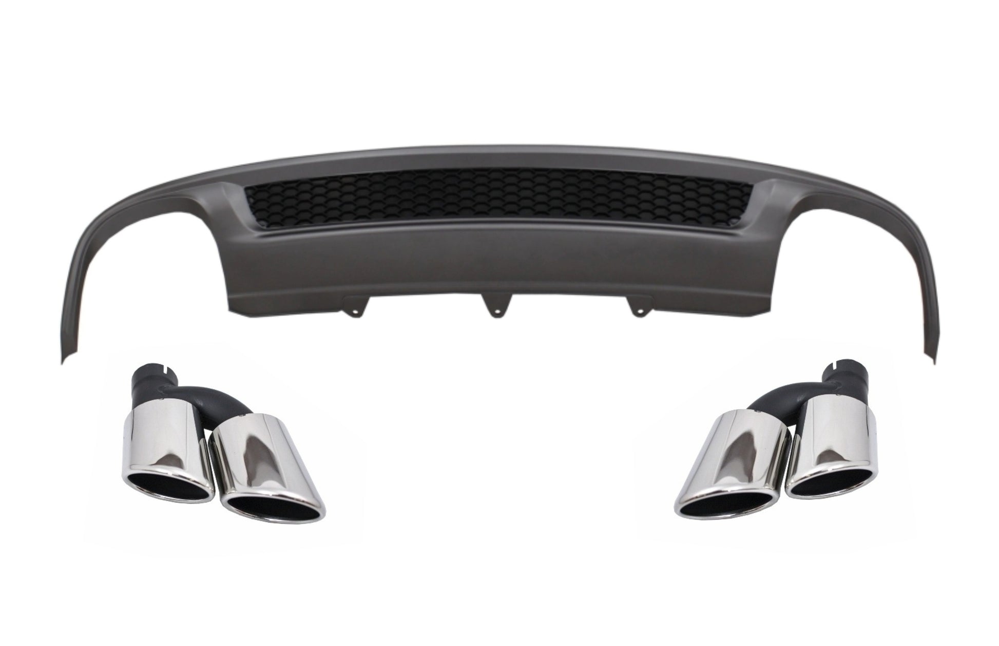 Luftverteiler für AUDI A4 B8 Facelift Limousine Avant 12-15 Auspuff S-Line Look CarPartsTuning