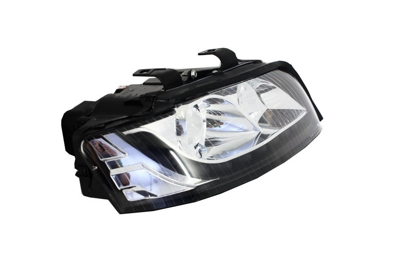 Xenon Scheinwerfer für AUDI A4 B6 8E 01-04 LED Tagfahrlicht Look Schwarzes RHD- CarPartsTuning
