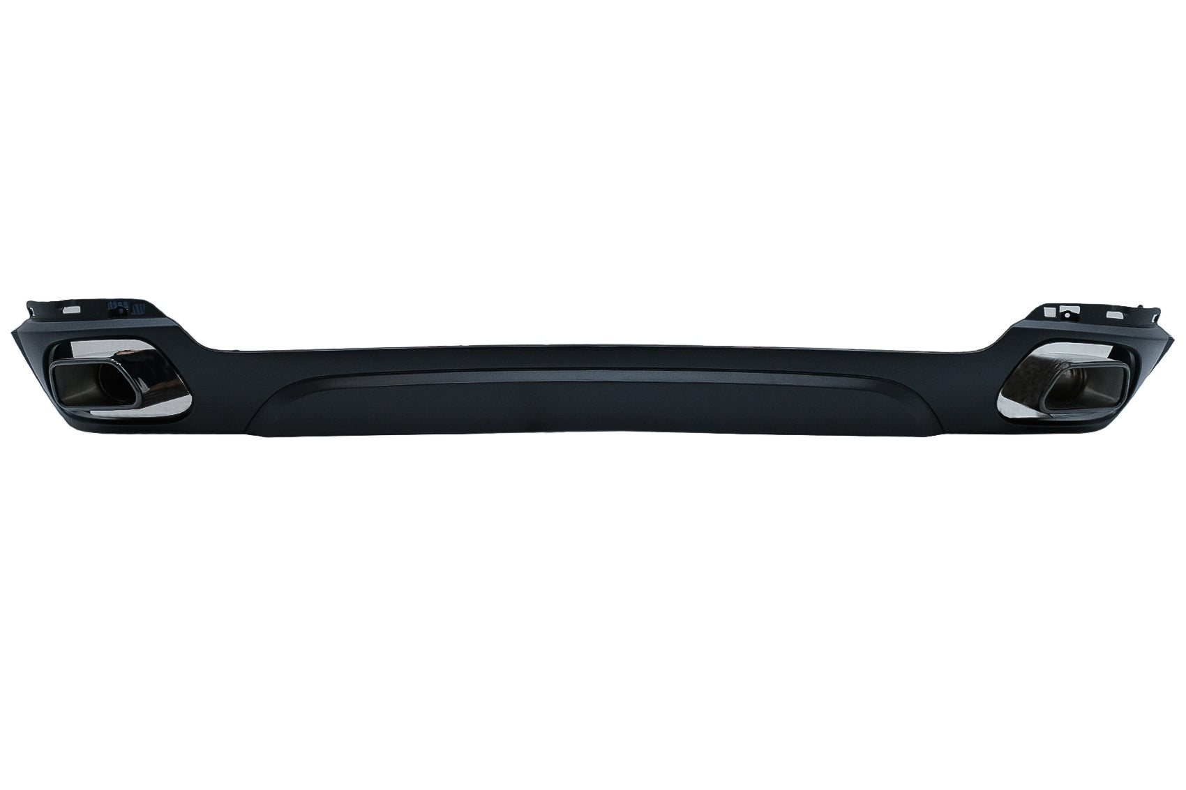 Diffusor für BMW X5 F15 13-18 M-Tech V8 Look Tipps Grau nur Standard Stoßstange CarPartsTuning