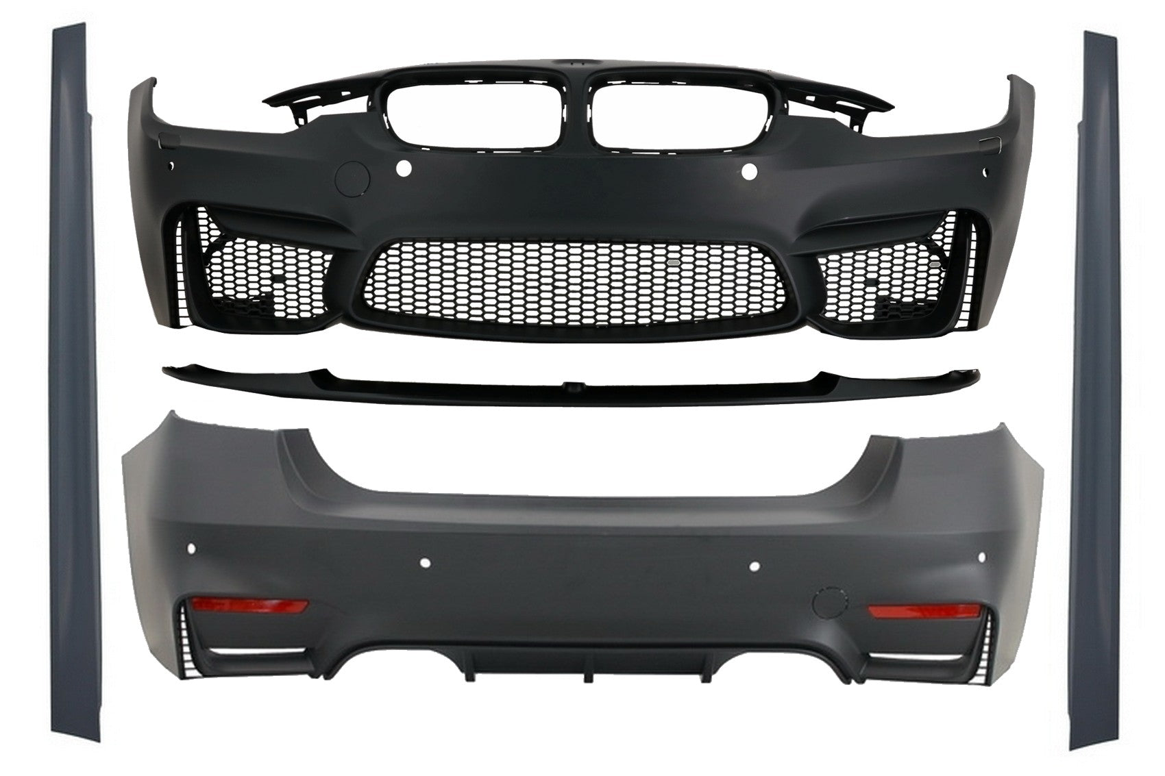Body Kit für BMW F30 11-19 Stoßstange EVO II M3 CS Style ohne Nebelscheinwerfer CarPartsTuning