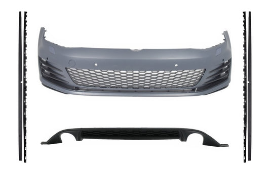 Bodykit für VW Golf 7 VII 2013-2016 GTI Look Stoßstange Seitenschweller Diffusor CarPartsTuning