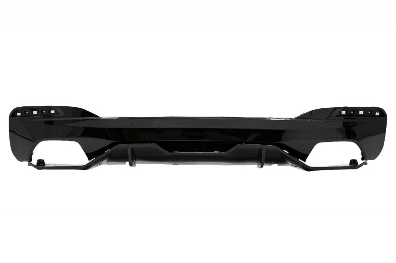 Diffusor für BMW 5 G30 17+ M Perform Look Auspuff Schalldämpfer Schwarz Spoiler CarPartsTuning