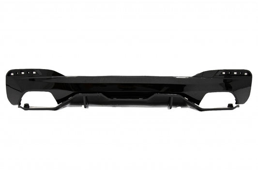Diffusor für BMW 5 G30 17+ M Perform Look Auspuff Schalldämpfer Schwarz Spoiler CarPartsTuning