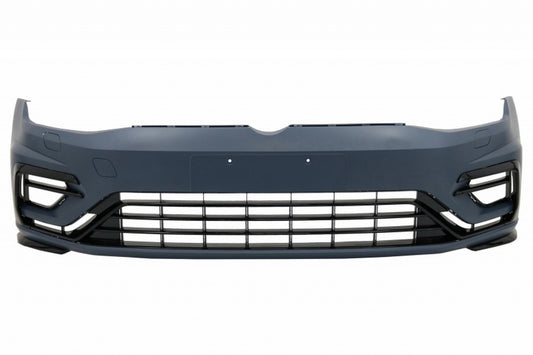 Frontstoßstange für VW Golf 7.5 2017-2020 R Look Gitter schwarz glänzend CarPartsTuning