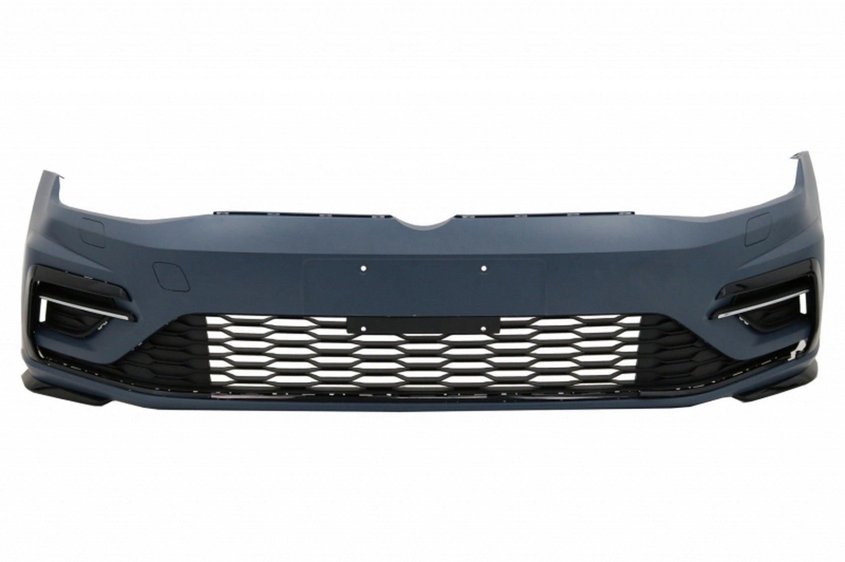 Frontstoßstange mit zentralem Kühlergrill ohne Emblem passend für VW Golf 7.5 (2017-2020) R GTI Design KITT
