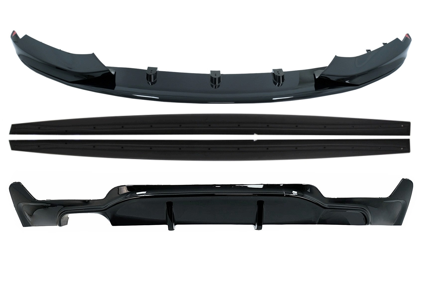 Spoilerlippe für BMW F32 F33 F36 Coupe Cabrio Grand Coupe 13-03.19 Heckdiffusor CarPartsTuning