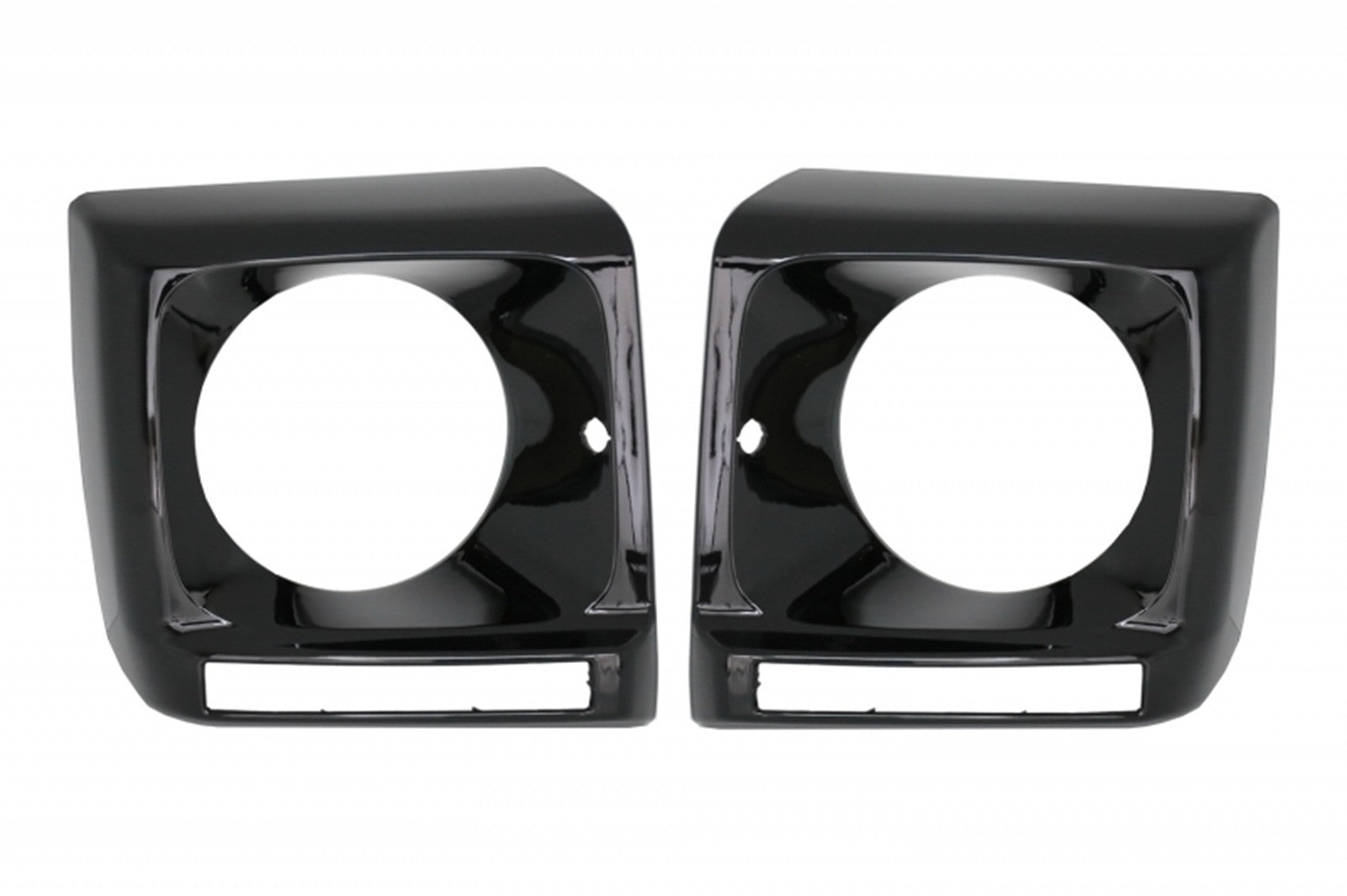 Scheinwerferabdeckungen Schwarz für Mercedes G-Klasse W463 1989-2018 G65 Design CarPartsTuning