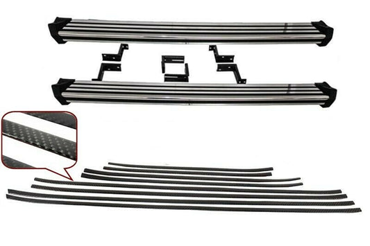 Trittbretter Trittbretter mit aufgesetzten Türleisten passend für Mercedes G-Klasse W463 (1989-2018) KITT Specials