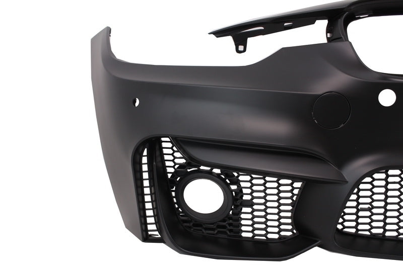 Body Kit für BMW 3 F30 11-19 Stoßstange Auspuffspitzen Carbon EVO II M3 CS Look CarPartsTuning