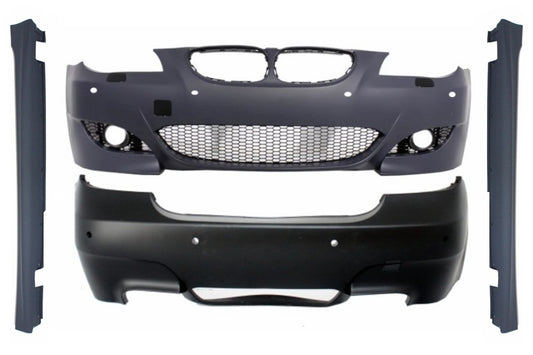 BodyKit für BMW 5er E60 LCI 07-10 Limo M5 Look Stoßstange 18mm Seitenschweller CarPartsTuning