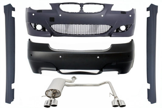 Body Kit für BMW 5er E60 03-07 Stoßstange Gitter Seitenschweller M5 Look CarPartsTuning