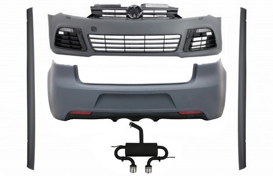 Bodykit für VW Golf VI 6 R20 Look 2008-2013 Komplett Abgassystem R20 Look CarPartsTuning